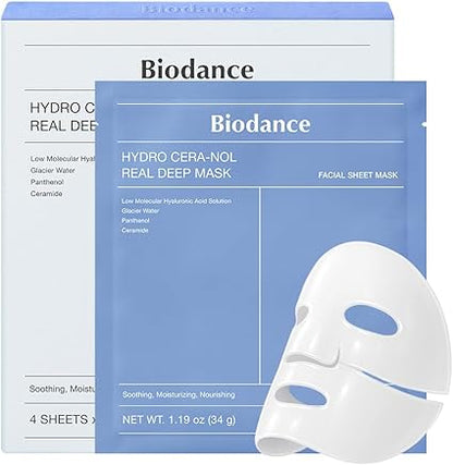 BIODANCE máscara de hidrogel mascarrilla Bio-Collagen Real y Mascarilla profunda BIODANCE Hydro Cera-nol Real