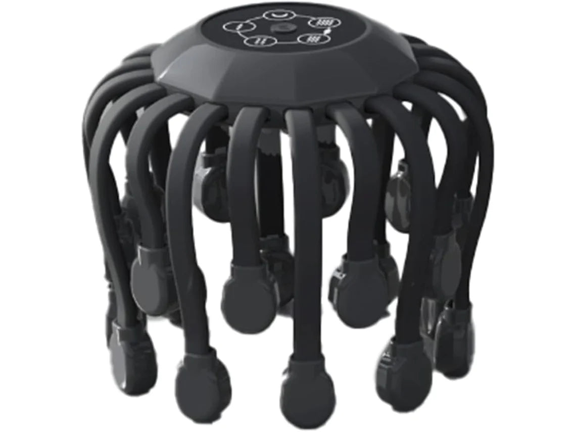 PulpoRelax -  Masajeador Relajante para el Cuero Cabelludo de 20 cabezales