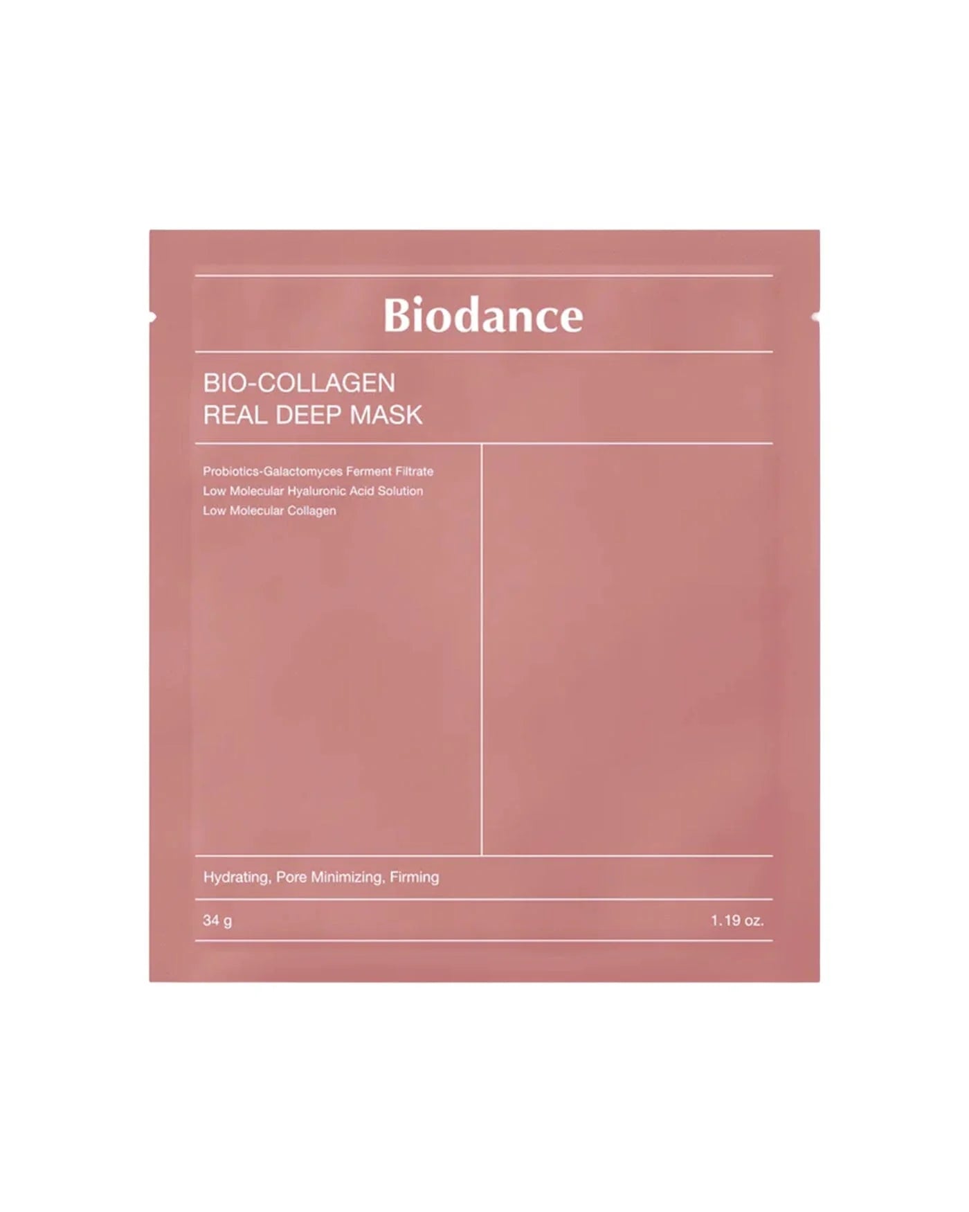 BIODANCE máscara de hidrogel mascarrilla Bio-Collagen Real y Mascarilla profunda BIODANCE Hydro Cera-nol Real