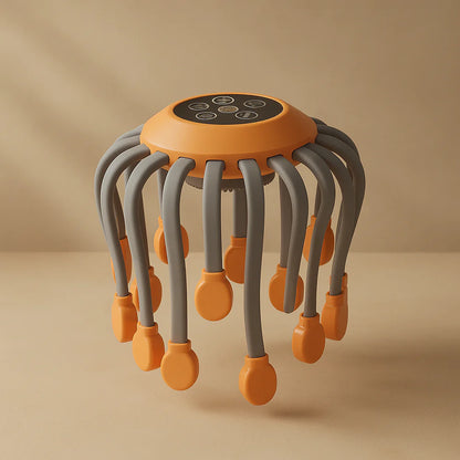 PulpoRelax -  Masajeador Relajante para el Cuero Cabelludo de 20 cabezales