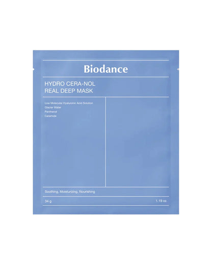 BIODANCE máscara de hidrogel mascarrilla Bio-Collagen Real y Mascarilla profunda BIODANCE Hydro Cera-nol Real