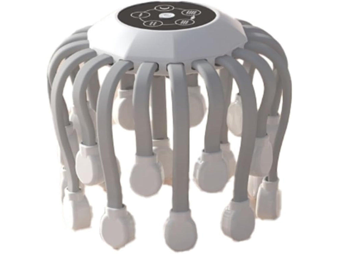 PulpoRelax -  Masajeador Relajante para el Cuero Cabelludo de 20 cabezales